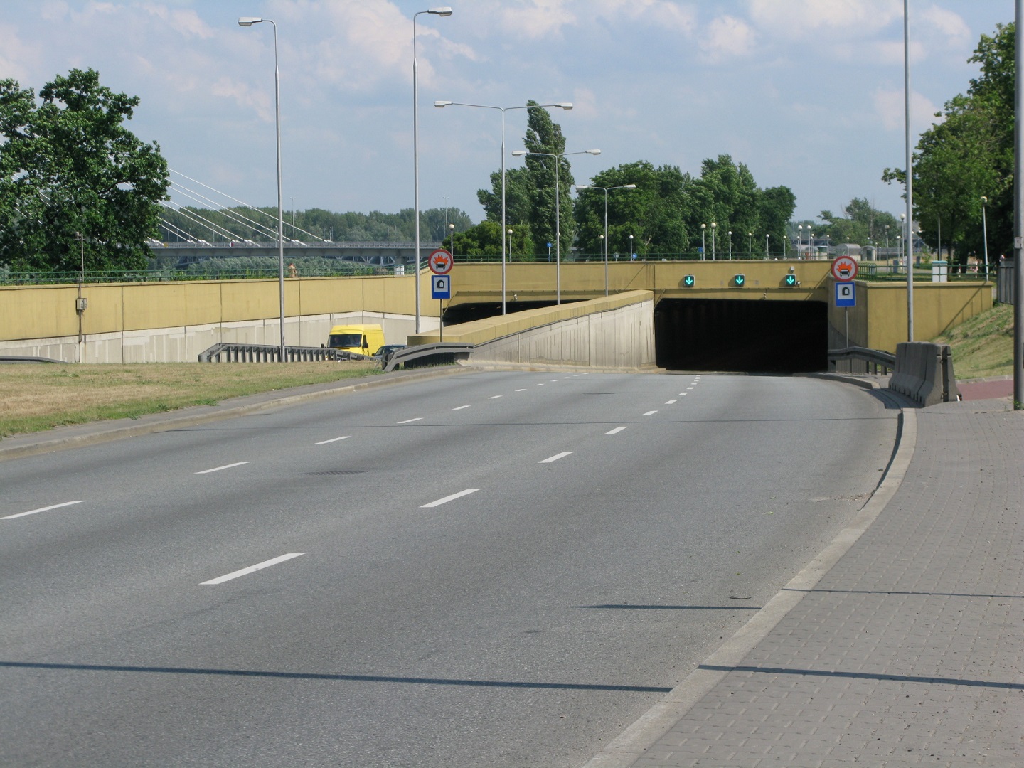 Tunel na Wisłostradzie Warszawa 1