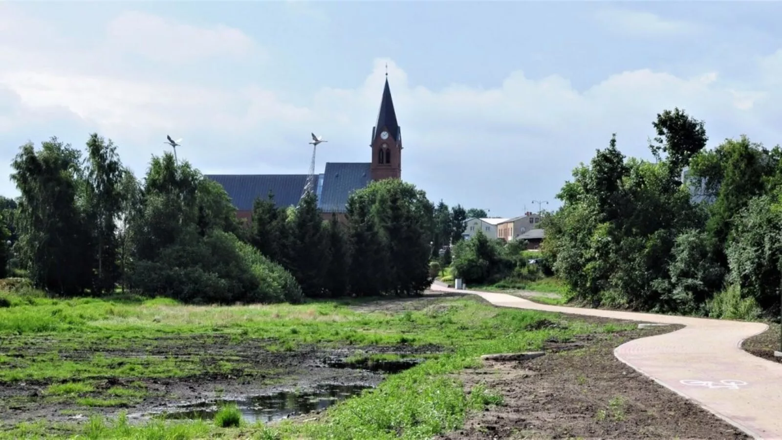 Ścieżka rowerowa Sierakowice 