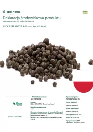 EPD Leca® KERAMZYT 4-10 mm