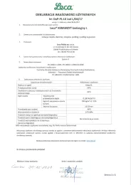Deklaracja właściwości użytkowych Leca KERAMZYT IZOLACYJNY L (2021-2)