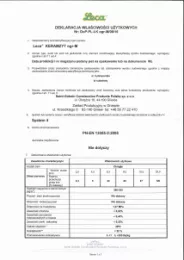 Deklaracja właściwości użytkowych Leca KERAMZYT izolacyjny L (2017)