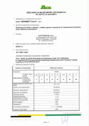 Deklaracja właściwości użytkowych Leca KERAMZYT budowlany M (2017)