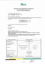 Deklaracja właściwości użytkowych Leca KERAMZYT geotechniczny 8/10-20 RX (2021)