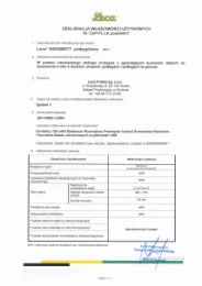 Deklaracja właściwości użytkowych Leca KERAMZYT impregnowany (2017)