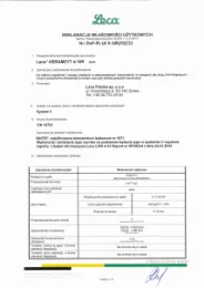 Deklaracja właściwości użytkowych Leca KERAMZYT geotechniczny 4-10 R (2021)
