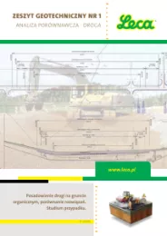 Zeszyt geotechniczny nr 1 – droga