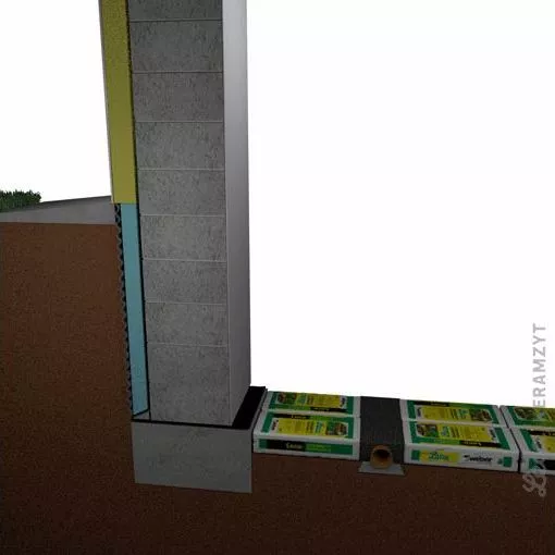 Obsypanie rury Leca® KERAMZYTEM izolacyjnym L