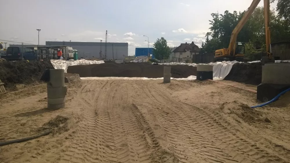 Na dojeździe do Mostu Brdowskiego wykonano materac z Leca® KERAMZYTU geotechnicznego