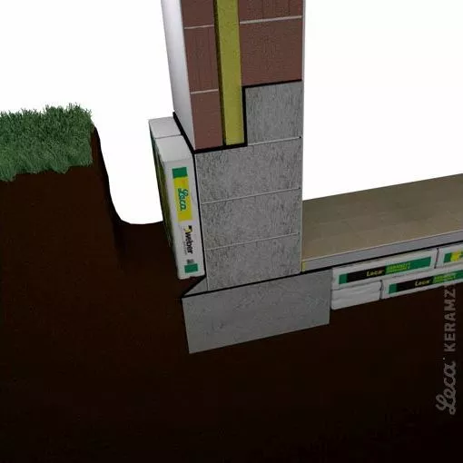 3. Ustawienie worków z Leca® KERAMZYTEM izolacyjnym L