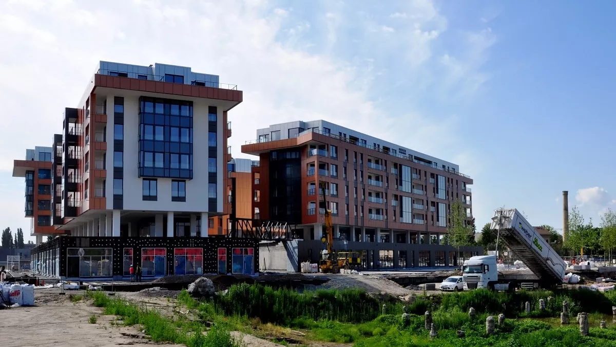 Dach zielony w technologii Leca KERAMZYTU na osiedlu Brabank w Gdańsku